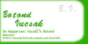 botond vucsak business card